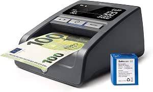 Détecteur De Faux Billets Safescan 155-S - Portable, 7 Points De Vérification, Comptage Et Empileur Inclus