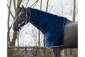 QHP Collo in pile fluff (L, blu marino)