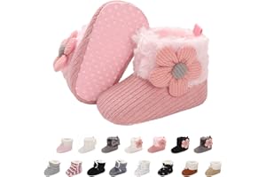 outfit spring Stivaletti Invernali per Neonato, Inverno Caldo Bambini Stivali da Neve Fondo Morbido Antiscivolo Cotone Piatto Pelliccia Calzino Bootie Regolabile Scarpe Primi Passi Bambina 0-18 Mesi