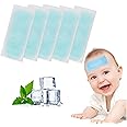20 Sheets Cooling Fever Patch for Kids, Cooling Forehead Strips Cooling Gel Pads for Baby Children Adult Migraine Soothing, Relieve Headache, Toothache Pain, Sunstroke, Drowsiness, Fatigue, Refreshing
