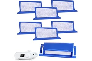 EYERAYO Pack of 7 CPAP Filters Compatible with Philips Respironics DreamStation 1 Machine Replacement Filter Kit (1 Pollen 6 Ultra-Fine)