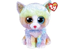 Ty — Beanie Boo's — Peluche Heather el Gato TY36753, multicolor, 40 cm