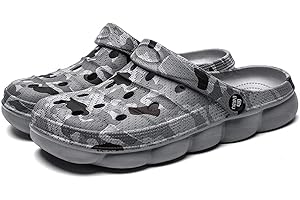 CERYTHRINA Zuecos de jardín para hombre y mujer, sandalias de verano, ligeras, antideslizantes, para caminar, unisex, para adultos, para piscina, playa, patio, cocina y ducha