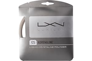 Wilson Cordages pour Raquette Luxilon, Adrenaline 125, Rouleau de 2 mètres, Bleu, 1,25 mm, Unisexe, WRZ990501