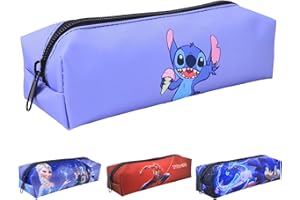 YUMCUTE Trousse Scolaire Étui à Crayons Original, Imperméable Grande Capacité, Résistant aux Rayures et à la Saleté, Sac de Papeterie et Cosmétiques Pratique, Cadeau pour Enfants, Filles et Garçons