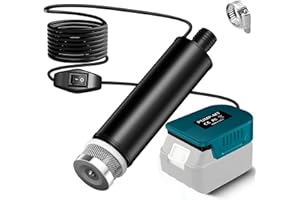 OTUFAN Pompe à Eau à Batterie Compatible avec La Pompe Makita 18 V – 100 W, Pompe à Eau Filaire en ABS et Métal pour Le Jardin, L'Eau Domestique, L'Entretien des Véhicules et Le Transfert de Liquide