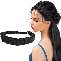 Geflochtenes Samt-Stirnband Für Damen & Mädchen – Breit, Gepolstert, Rutschfest & Vielseitig Einsetzbar