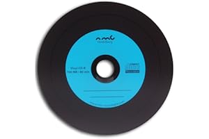 NMC Vinyl CD-R Blu Carbon Dye Full Nero Retro CD vergine 700 MB 50 pezzi