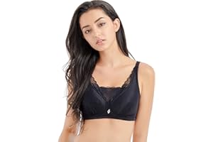 BIMEI Reggiseno mastectomia con tasche per protesi mammaria Reggiseno da donna a copertura completa senza fili per tutti i giorni 8999