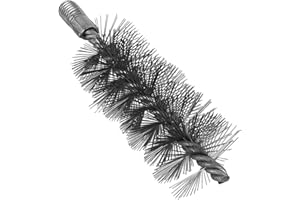 BAUSTER® Chimney Brush Made of Spring Steel Wire, Flexible Fireplace Brush, Fireplace Brush, Fireplace Cleaner, Masonry Chimney, Fireplace, Various Sizes, Wood Stove Accessories and Coal Stoves (40