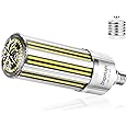 DragonLight Newest 120W Commercial Grade Corn LED Light Bulb Fanless (400 Watt MH/HPS Replacement) E27/E40 Large Mogul Base LED Lamp 5000K Daylight 14,400LM Good for Enclosed Fixtures