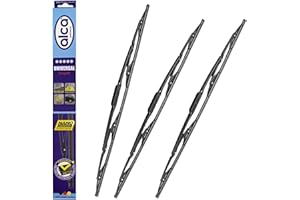 Fits Ford Fiesta 2002-2008 Set of 3 wipers Front 22"16" and Rear 11" alca UNIVERSAL