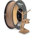 Creality CR-Silk Filament 1.75 mm, PLA 3D Printing Filament, Toughness No Breakage No Tangle, Smooth Silk Texture, 1kg(2.2lbs)/Spool for All Creality FDM Printers (Wood)