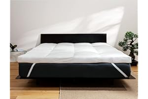 ‎BEFA NATUR BEFA Natur Made in Germany Matratzentopper einlagig 180x200 cm aus 85% Federn und 15% Daunen, Allergiker geeignet (Nomite), Öko-Tex 100 Klasse 1 Zertifiziert, EN Standart 12934, Downpass