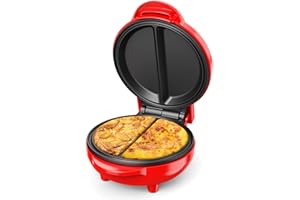 OSTBA APPLIANCE OSTBA Omelette Maker, 550W Electric Multi-cookers, Mini Omelette Maker Non Stick, Easy Clean, Compact Desgin, Red