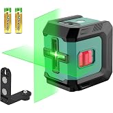 HYCHIKA Self-Leveling Laser Level 15M, Adjustable Green Laser Level with 3 Brightness Levels, Laser Self-Leveling Indoor and