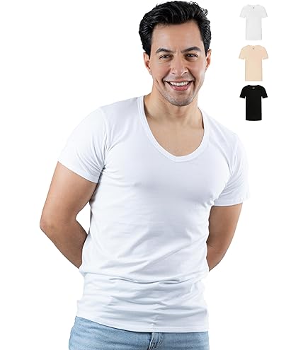 SKIPPER 3-pack heren T-shirt met ronde hals I stretch I basic shirt in zwart I onderhemd van 95% katoen en 5% elastaan I zakelijk onderhemd voor heren I Oeko-TEX-gecertificeerd I L