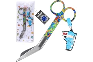 Ph Pro Heat Forbici Infermiere - Forbice Infermiere Professionale Curve per Bendaggio - Accessori Infermieristica.