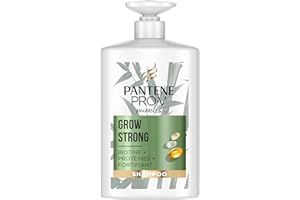 Pantene Shampoing Biotine et Bambou, Grow Strong, Aide Á Réduire La Chute De Cheveux, 1000 ml