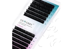 Pojedyncze rzęsy, 0,20 D curl, przedłużenie rzęs, 1 do 1, pojedynczy rozmiar, 14 mm, indywidualne przedłużenie rzęs firmy GEMERRY (0,20, D curl, 14 mm)