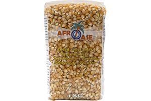 AFROASE Maïs à Popcorn – 1 x 1 kg