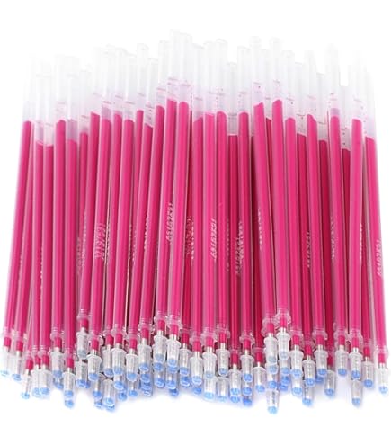 100 Stück Wärmelöschbare Nähstifte | 4 Farben | Für Stoffmarkierung | 13cm Schneiderstifte
