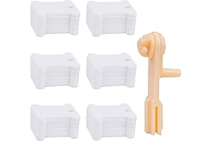 ISIYINER Bobinas de Punto de Cruz 120 Piezas Bobina de Hilo de Plástico con Bobinadora Tarjetas de Hilo Punto de Cruz Almacenamiento de Costura Artesanal de Bricolaje