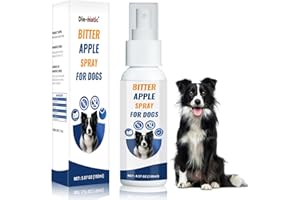 DIE-MATIC Anti Chew Spray For Dogs,Bitter Apple Dog Spray,Dog Deterrent Spray,Suitable For Behavior Training Of Dogs,Stops Destructive Chewing Licking Of Bandages, Paws, Shoes, Fur, Doors And Furniture 5.07oz
