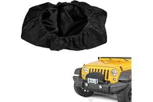 FIACVRS Copertura impermeabile per verricello, in tessuto Oxford 600D resistente allo sporco, compatibile con la maggior parte dei verricelli elettrici da 3,855,5-7,937,9 kg.