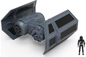 JAZWARES STAR WARS Micro Galaxy Squadron TIE Bomber (Armada Edition) - Veicolo da 5 pollici con doppia cabina di pilotaggio, Bomb Bay e accessorio per micro figure da 1 pollici