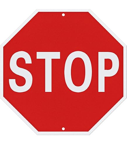 STOP アルミサイン Stop Sign – 3M Diamond Grade Reflective Aluminum - High Visibility