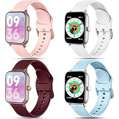 SUGARJAR Cinturino Compatibile per ID205L,19mm cinturino di ricambio Quick Release morbido silicone Classic per ID205S ID205G ID215G ID216 SW020 SW023 WF021 WF025 Uwatch3 UFIT GT Smartwatch