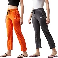 BLINKIN Women's Cotton Solid Pajama Combo(Pack of 2)
