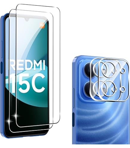 Pellicola Privacy In Vetro Temperato Per Xiaomi Redmi 15C 4G/5G – 2 Pezzi, Durezza 9H