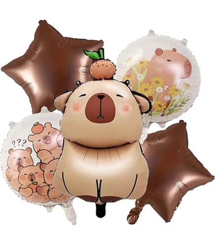 Obussgar Capybara - Paquete De 4 Manteles De Fiesta Capybara, Mantel Rectangular De