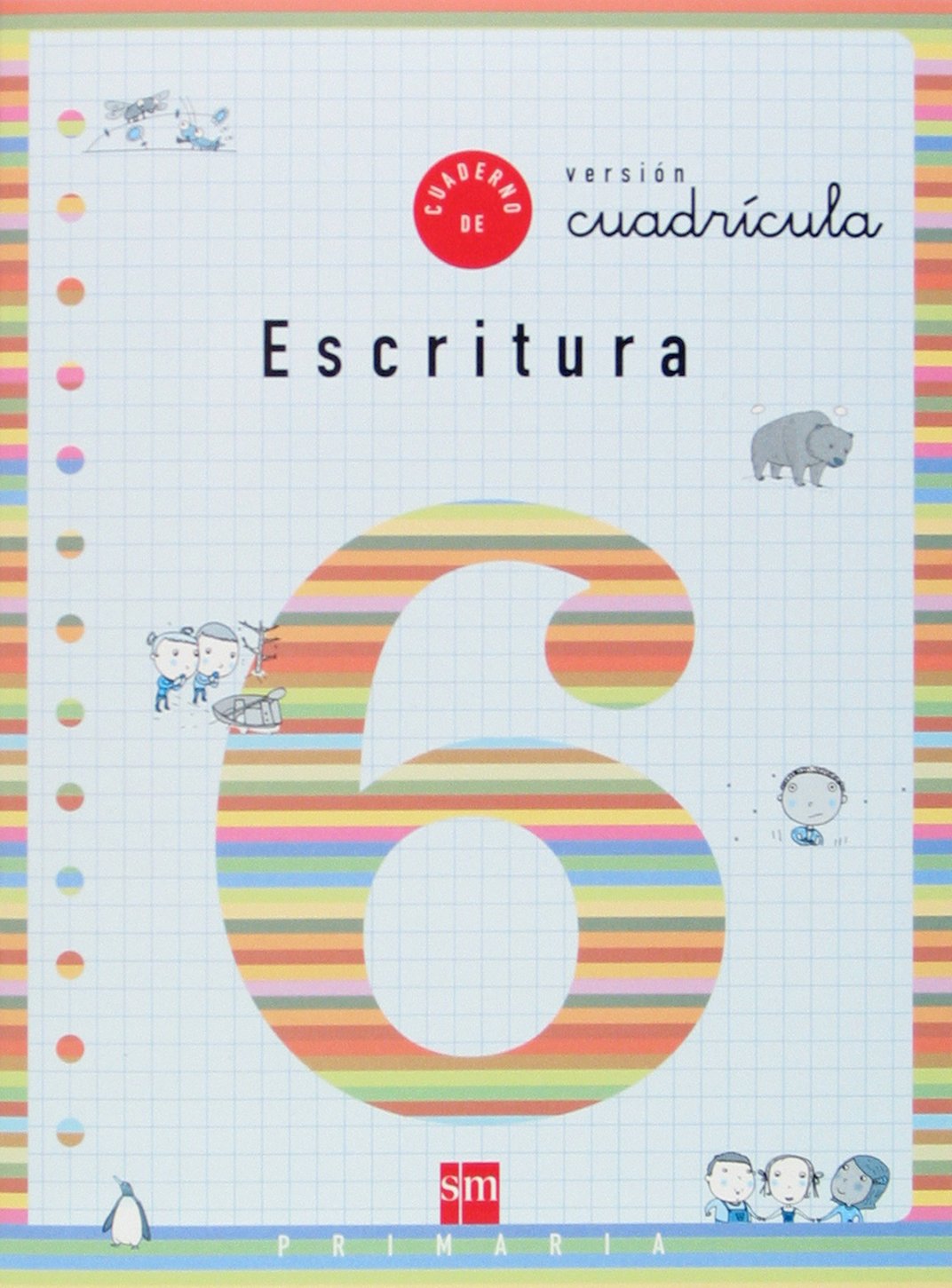 Cuaderno 6 de escritura, Cuadrícula. 2 Primaria