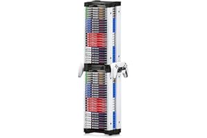 Nargos Video Game Storage Tower for PS5/PS4/PS3/PS2/PSP/Xbox One/Series X/S/Wii/Wii U/Switch Game Cases, DVD and Blu-Ray Disks Holder Organizer (46 PCS)