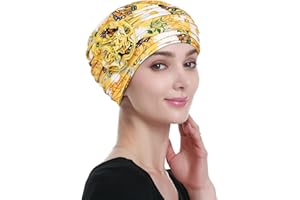 Alnorm Flower Design Chemo Hair Loss Caps Cancer Headwear for Women