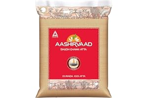 RED RICKSHAW Aashirvaad Atta | 100% Atta | Traditional Chakki-Grinding Process | Choicest Grains | Wholesome Goodness | Superior Chakki Atta | Whole Wheat | Vegetarian | 10KG Bag