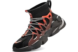 IYVW Safety Work Steel Toe Shoes for Men Women Lightweight Safety Sneakers Fashion Working Shoe Comfortable Breathable Work Boots Puncture Proof Safety Toe Shoes