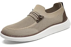 VGPSFN Herren Mokassins Flache Slipper Slip on Loafer Slipper Bootsschuhe Walkingschuhe Anzugschuhe Bequem Atmungsaktive Leichtgewichts Fitness Turnschuhe