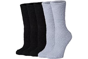 Justay Comf 5 Paar Kuschelsocken Herren Bettsocken Kuschel Flauschig Weiche Socken Haussocken Warme Dicke Business Herren Socken
