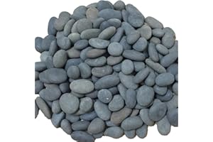 ruidinaways 900g Kiesel Natur Kieselsteine Dekorative Steine ​​Naturkiesel Kies für Aquarium, Garten, Deko & Pflanzen,Ungleichmäßige Bachsteine Steinschotter für Landschaftsgestaltung & DIY-Projekte