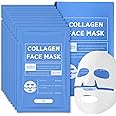 Trendyfave Collagen Face Mask Overnight, Collagen Mask Overnight, Collagen Overnight Mask, Glow Face Mask, Face Masks Beauty, Collagen Deep Hydrating Overnight Mask For Face Care (4PCS)