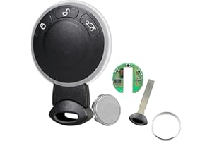 VAILIKEY Llave de coche BMW Mini Cooper 868 MHz 3 botones R56 R60 Clubman Countryman KR55WK49333 con mando a distancia y chip ID46