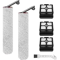 Fixbetter Vervangende borstelroller en HEPA-filter voor Dreame H12 Pro, H12 Dual draadloze accessoires voor natte en droge stofzuiger, 2 borstelrollen 2 HEPA-filters 1 reinigingsborstel