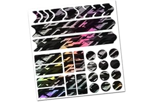 AlphaShield K099 K100 - Protector de cuadro de bicicleta (carbono, MTB, BMX, protector de pintura)