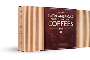 GROWER'S CUP Gourmet Coffee Gift Set for Men & Women – 10 of the Latin America’s Finest Single Estate Specialty & Organic Coffees | Brew & Enjoy Anytime, Anywhere | Hamper Style Letterbox Gift Idea for Him & Her