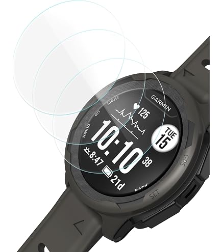 Pack 6 Protections D’écran ArmorSuit MilitaryShield Pour Garmin Instinct 2X Solar