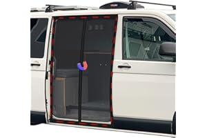 Neegool Moskitonetz Magnetisch für VW T5 T6 Schiebetür, Auto-Fliegengitter mit Insektenschutz und Sonnenschutz, Camping-Schattennetz für Seitentür